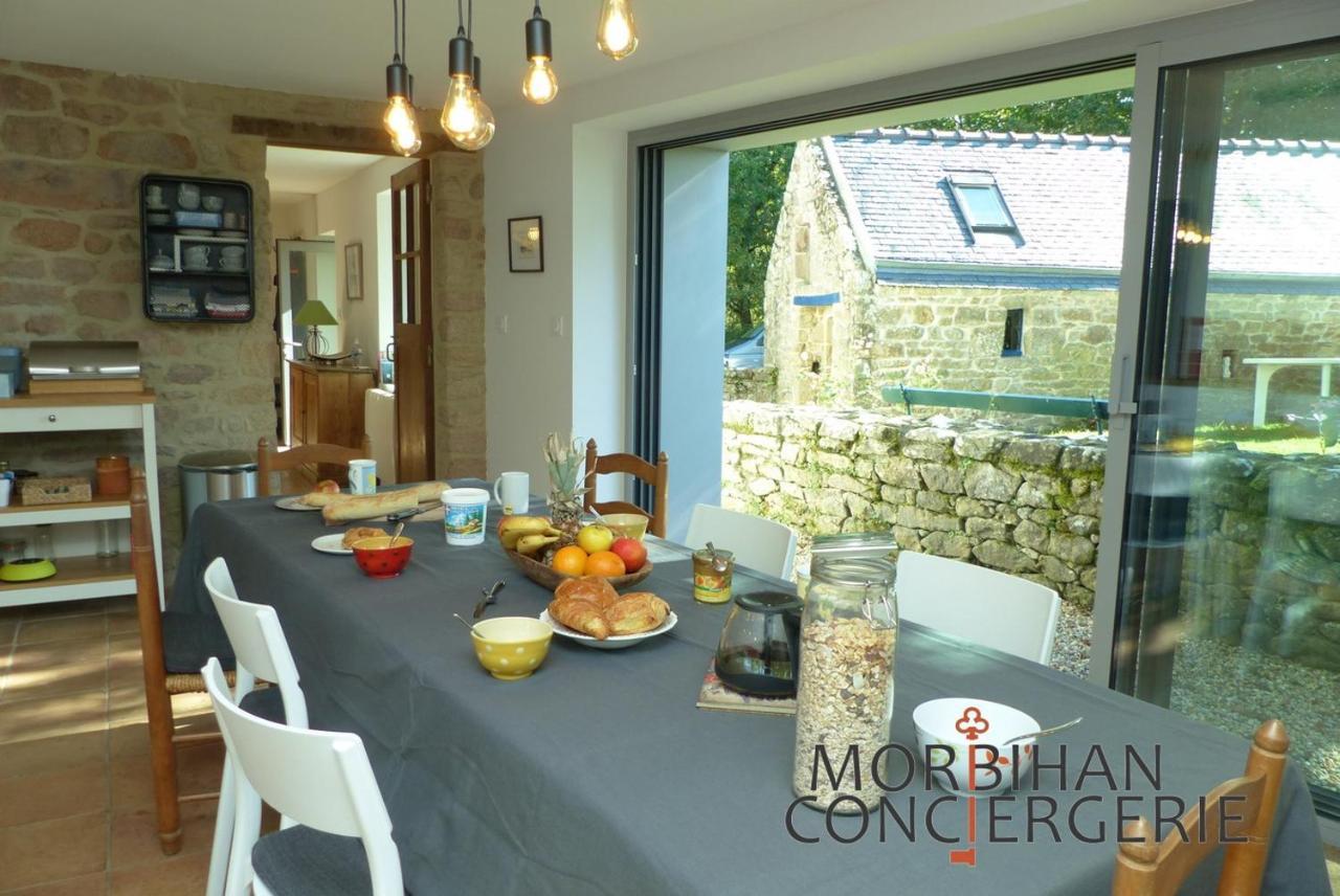 Belle Longere En Campagne A Larmor Baden Villa Kültér fotó