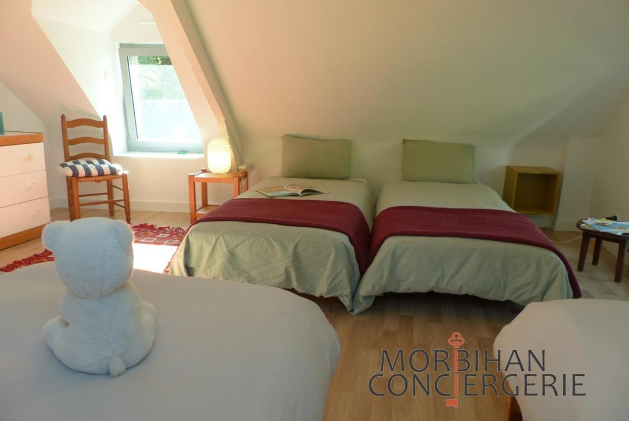 Belle Longere En Campagne A Larmor Baden Villa Kültér fotó