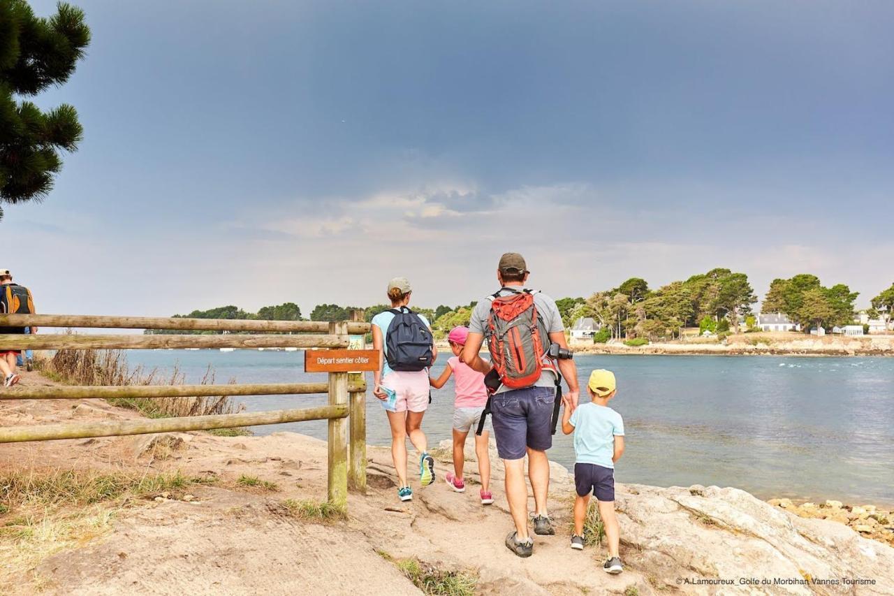 Belle Longere En Campagne A Larmor Baden Villa Kültér fotó